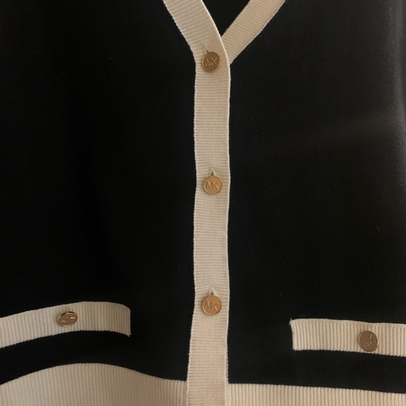 Michael Kors Black and White Cardigan - Picture 4 of 5